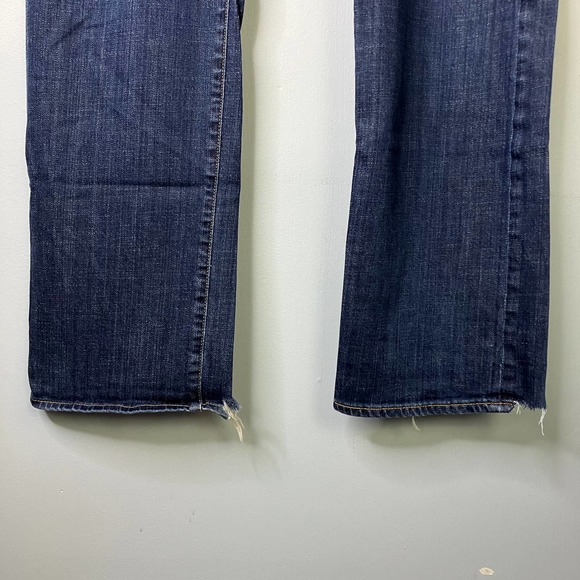 AG Adriano Goldschmied Men's Straight Jeans - Dark Blue - Picture 6 of 16